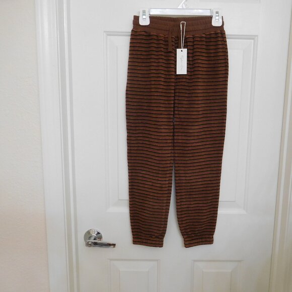 NWT Rylee + Cru Retro Stripe Jogger Pants sz 4/5 - Picture 1 of 1